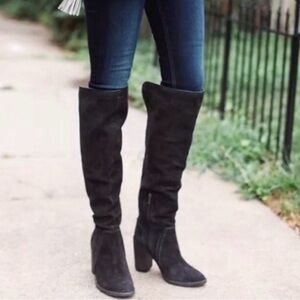 Vince Camuto Black Over-the-Knee Boots
